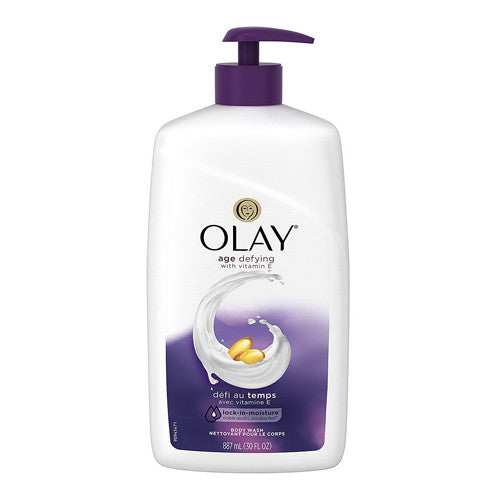 Olay Age Defying with Vitamin E Body Wash Lock-In-Moisture, 30 oz